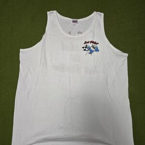 Anvil White Tank Top